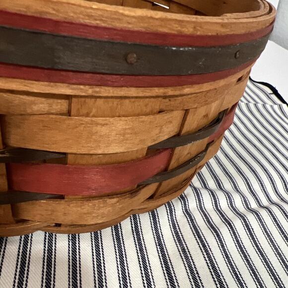 Longaberger Crisco American‎ Cookie Celebration Basket & Liner 1992 - Picture 5 of 12